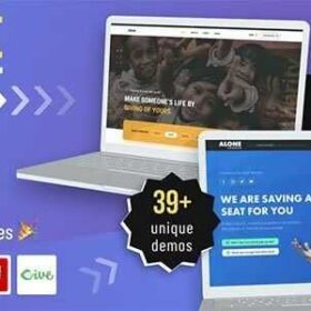 Alone Charity Multipurpose Non-profit WordPress Theme GPL WordPress Themes