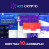 Cryptico ICO Crypto Landing & Cryptocurrency WordPress Theme