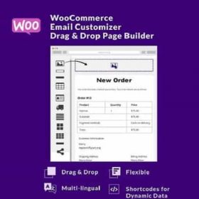 WooCommerce Email Customizer with Drag and Drop Email Builder
