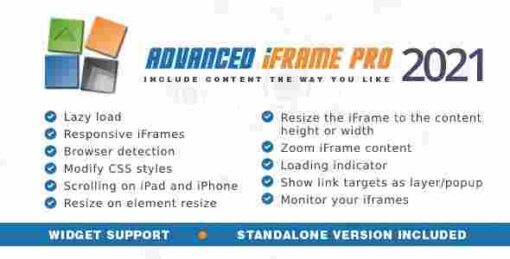 Advanced iFrame Pro GPL Plugin