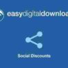 Easy Digital Downloads Social Discounts Addon GPL