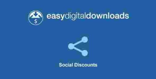Easy Digital Downloads Social Discounts Addon GPL