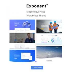 Exponent Modern Multi-Purpose Business WordPress theme