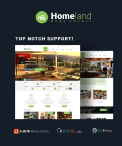 Homeland Responsive Real Estate Theme for WordPress