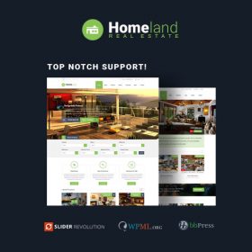 Homeland Responsive Real Estate Theme for WordPress