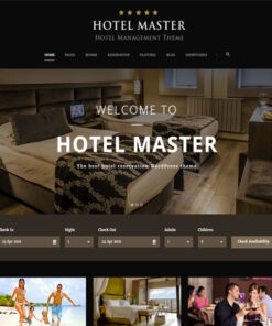 Hotel WordPress Theme For Hotel Booking Hotel Master