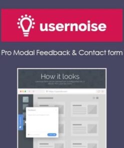 Usernoise Pro Modal Feedback & Contact form