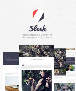 Sleek Responsive Creative WordPress Blog Theme