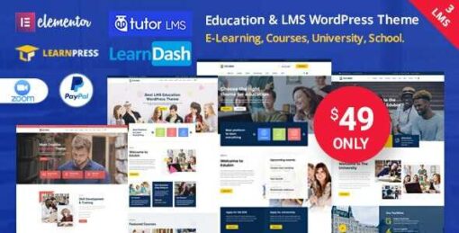 Edubin – Education WordPress Theme GPL