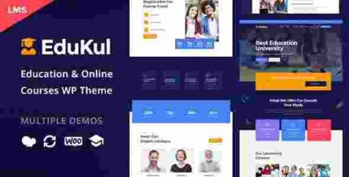 Edukul Theme GPL Online Courses WordPress Websites