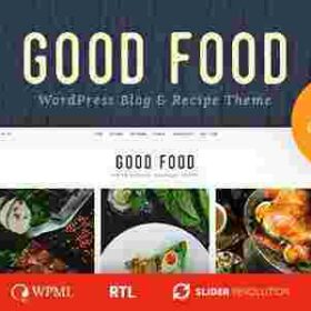 Good Food Theme GPL Recipe Magazine & Food Blogging Theme