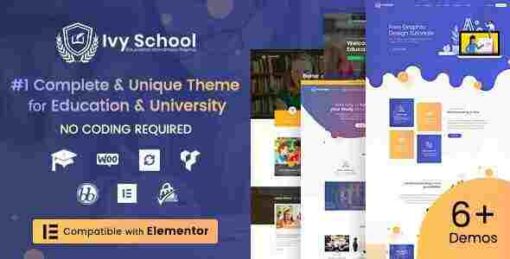 IvyPrep Theme GPL – Education & School WordPress Theme