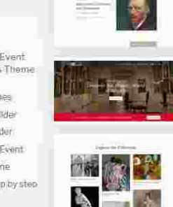 Muzze Theme GPL Museum Art Gallery Exhibition Websites