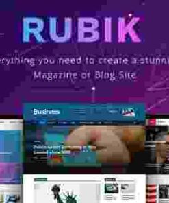 Rubik – A Perfect Theme for Blog Magazine Website