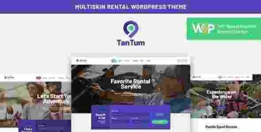 TanTum Car, Scooter, Boat & Bike Rental Services Theme