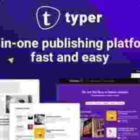 Typer Theme GPL Amazing Blog and Multi Author Publishing Theme