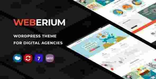 Weberium Theme GPL – Responsive WordPress Theme Tailored for Digital Agencies