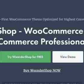 WoonderShop WooCommerce Theme for eCommerce Professionals