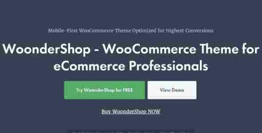 WoonderShop WooCommerce Theme for eCommerce Professionals