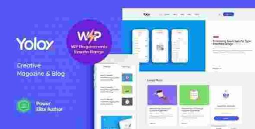 Yolox Modern WordPress Blog Theme for Business