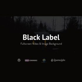 Black Label – Fullscreen Video & Image Background