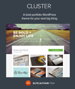 Cluster – A Bold Portfolio WordPress Theme