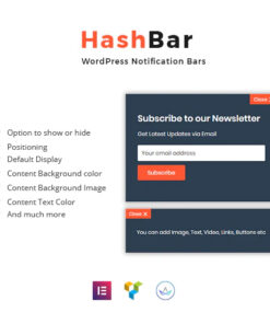 HashBar Pro – WordPress Notification Bar
