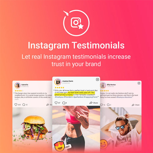 Instagram Testimonials Plugin for WordPress 3 Instagram Testimonials Plugin for WordPress