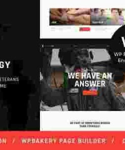 Militarology Theme GPL Military Service & Army Veterans WordPress Websites