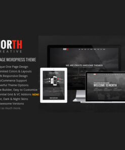 North – One Page Parallax WordPress Theme