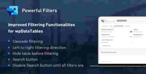 Powerful Filters for wpDataTables GPL – Cascade Filter for WordPress Tables