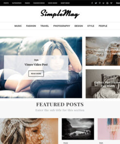 SimpleMag – Magazine theme for creative stuff