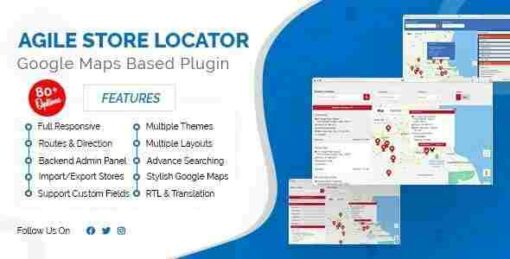 Store Locator Google Maps For WordPress GPL Plugin