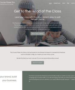 StudioPress Course Maker Pro WordPress Theme