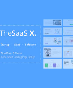 TheSaaS X – Responsive SaaS, Startup & Business WordPress Theme