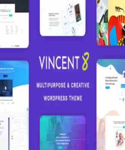 Vincent Eight Responsive Multipurpose WordPress Theme GPL