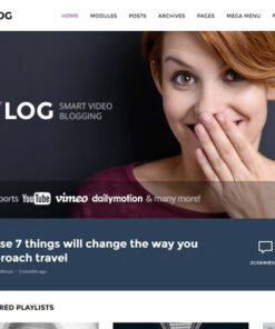 Vlog – Video Blog Magazine WordPress Theme