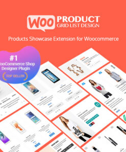 WOO Product Grid/List Design- Responsive Products Showcase Extension for WooCommerce