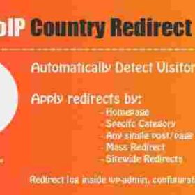 WP GeoIP Country Redirect Plugin GPL Plugin