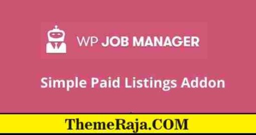 WP Job Manager Simple Paid Listings Addon