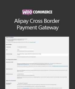 WooCommerce Alipay Cross Border Payment Gateway