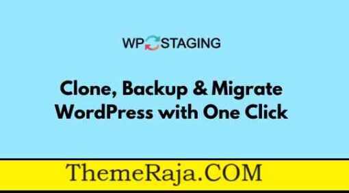WP Staging Pro GPL WordPress Plugin for Site Cloning