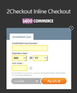 WooCommerce 2Checkout Inline Checkout
