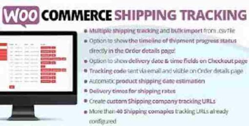 WooCommerce Shipping Tracking GPL Plugin