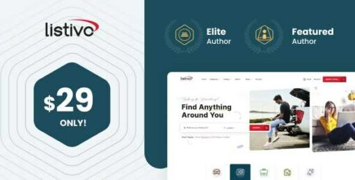 Listivo Classified Ads & Directory Listing Theme GPL Website