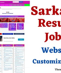 Job Result Website Template WordPress