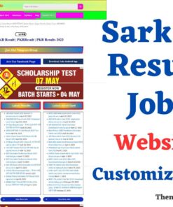 Sarkari Result Website Customization