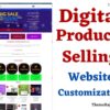 Digital Products Selling Websites Design Template WordPress Theme Customization