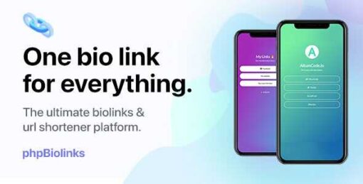 66BioLinks GPL Bio Links, URL Shortener, QR Codes & Web Tools (SAAS)