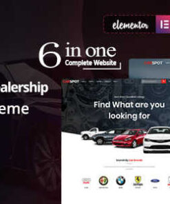 CarSpot Theme GPL Automotive Car Dealer WordPress Classified Theme